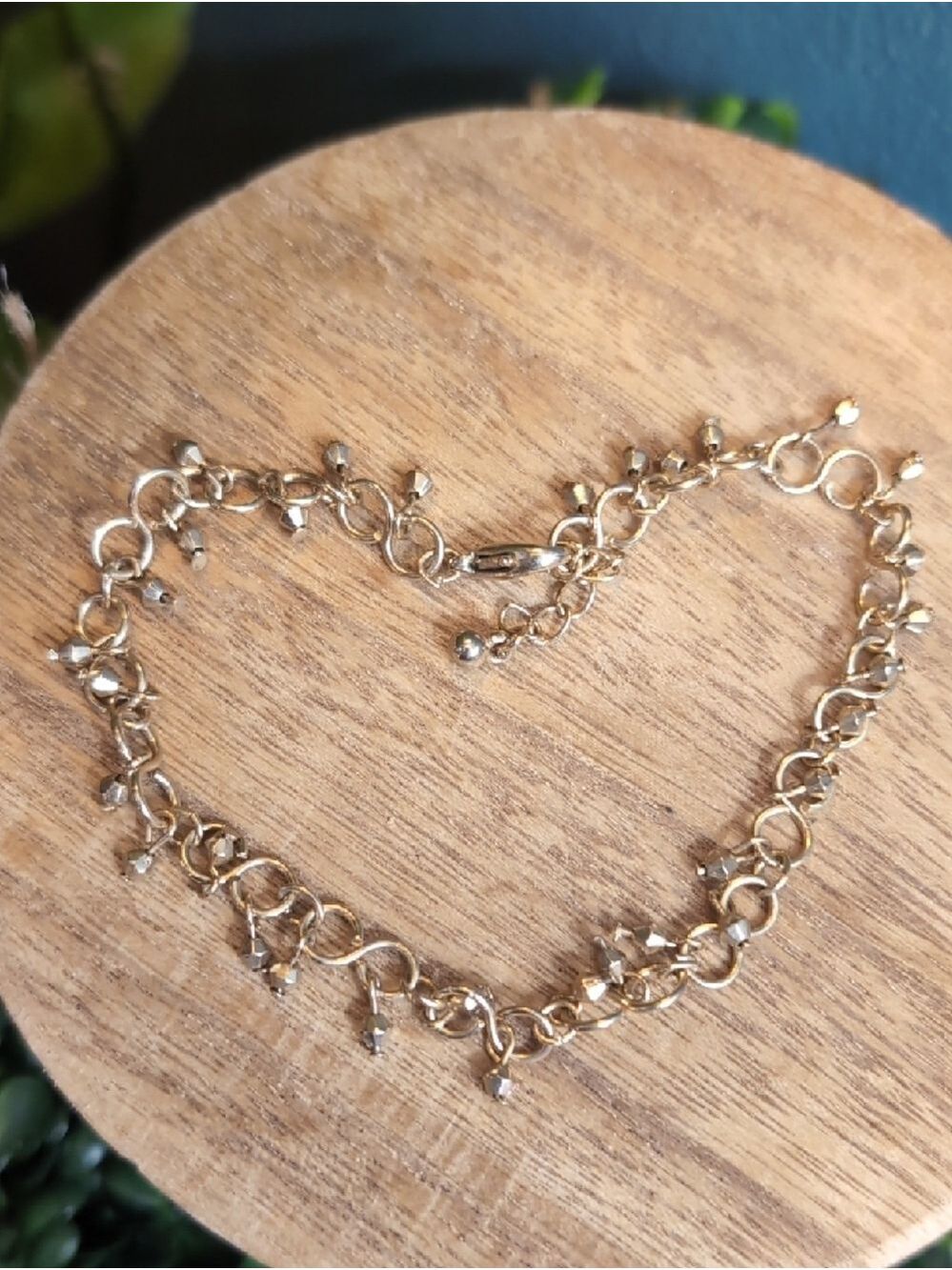 Gold Link Charm Anklet - Elegant Women’s Jewelry